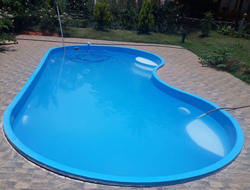 Bean Shaped Swimming Pool Manufacturer in Indore